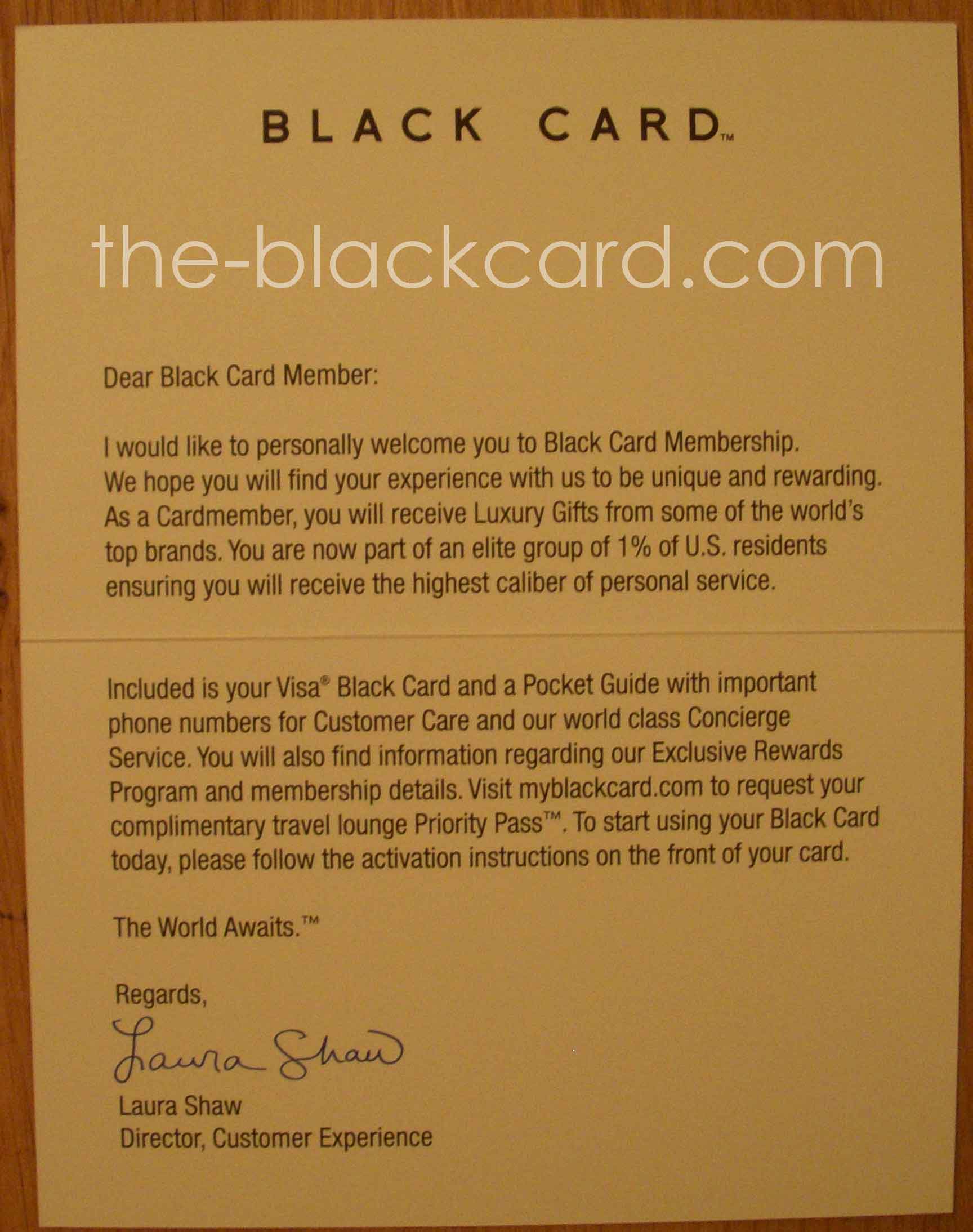 Visa Black Card The Black Card Centurion Card Visa Black Card
